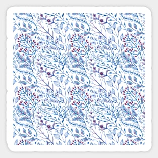 Girly Floral Pattern Sticker